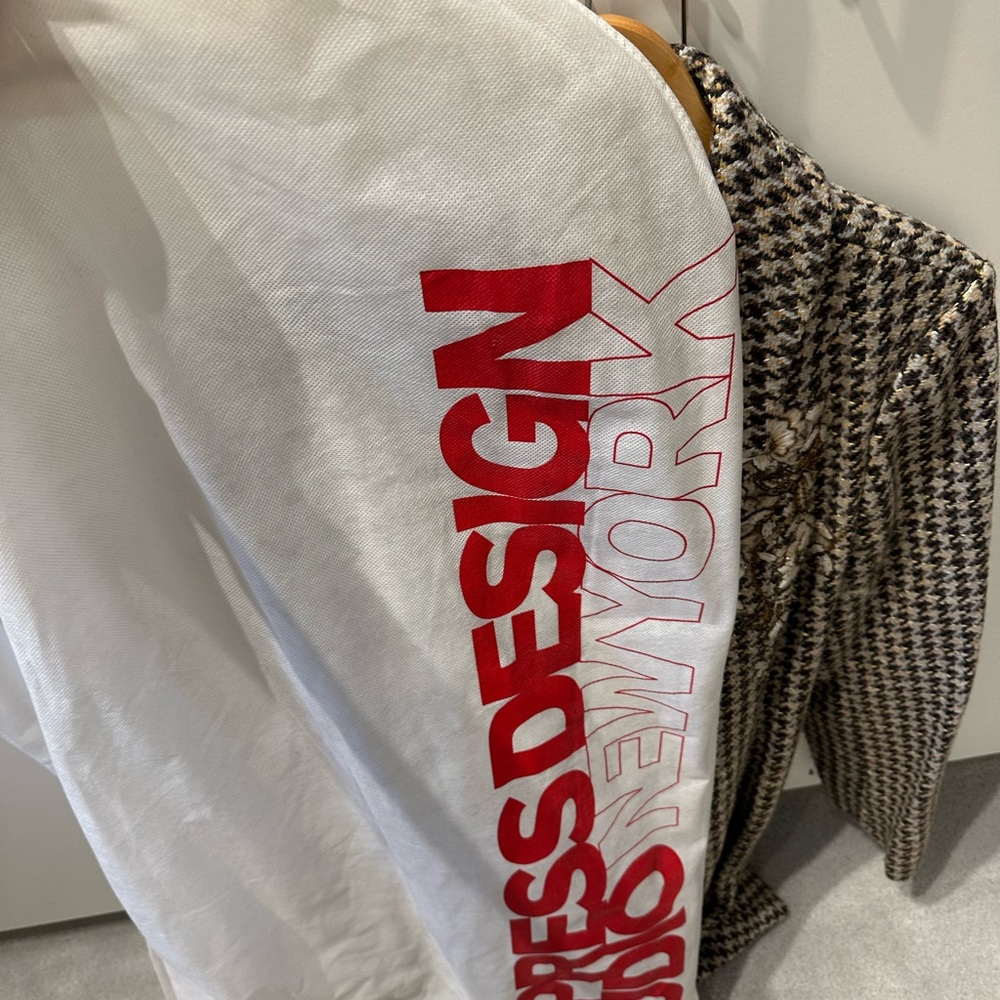 Express Design Studio Patterned Peacoat. Size L. - image 3